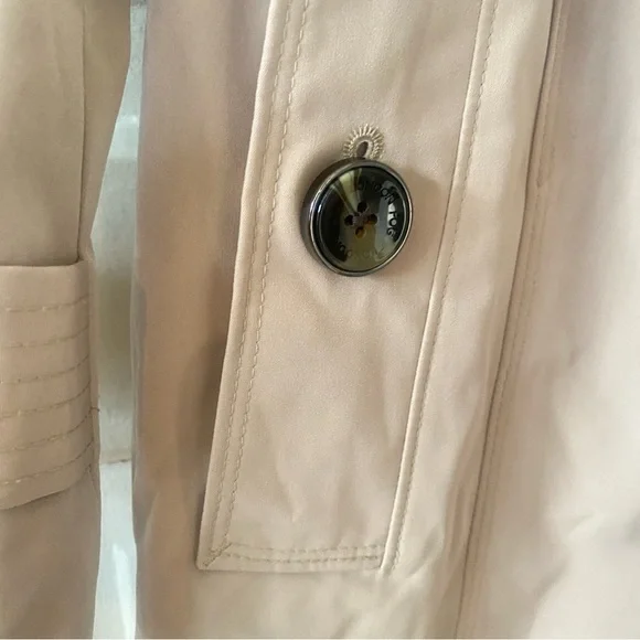 LONDON FOG COLLECTION Hooded Tan Women's Trench Coat Size PXXS - Picture 3 of 9